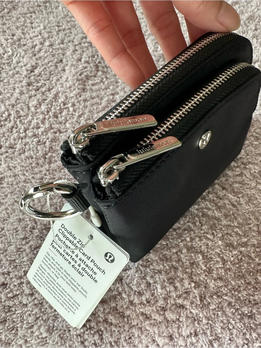 Lululemon Clippable Card Pouch x2